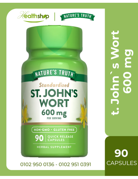 St. John`s Wort 600 mg - 90 Quick Release Capsules